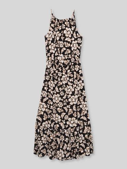Tom Tailor Tailliertes Freizeitkleid aus reiner Viskose  Weiss 2