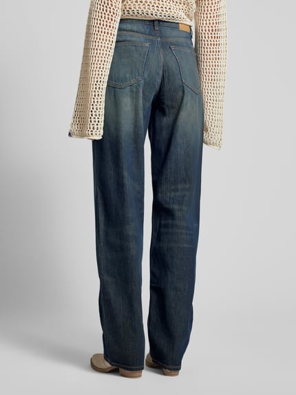 Weekday Loose Fit Jeans im 5-Pocket-Design Dunkelblau 5