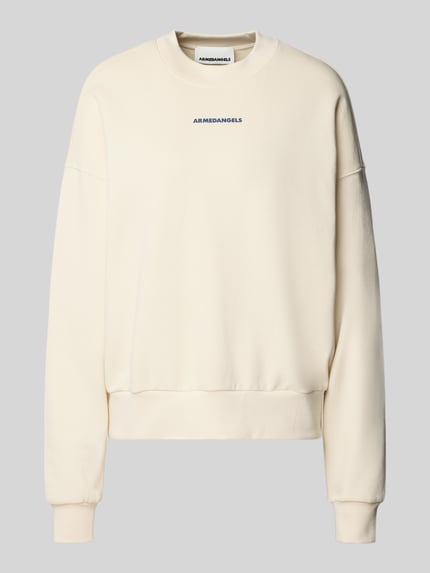oversized sweatshirt van puur katoen model 'ALIZAA CHAANGE' Shop The Look MANNEQUINE