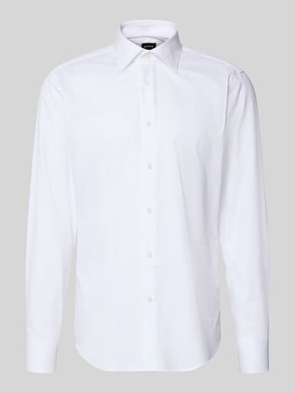BOSS Regular Fit Businesshemd aus Baumwoll-Mix Weiss 2