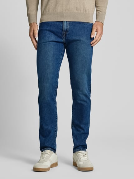 Paul Smith Tapered Fit Jeans mit Eingrifftaschen Marine 4