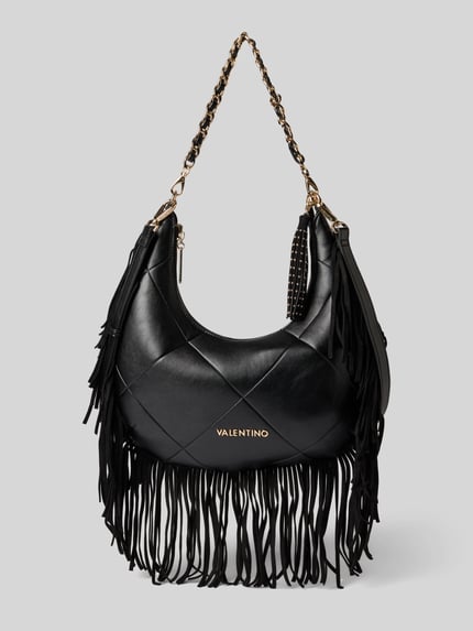 Valentino Bags Umhängetasche mit Fransen ASTRID Black 1