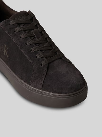 CK Calvin Klein Sneaker aus echtem Rindvelours Black 4