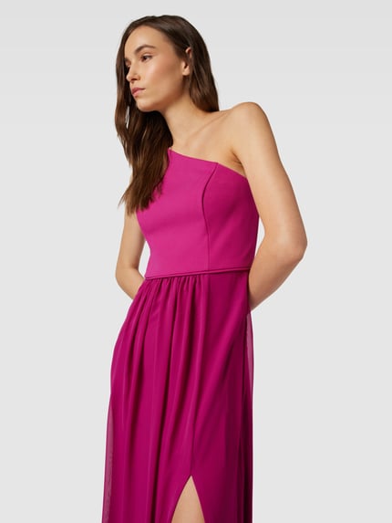 Adrianna Papell Abendkleid mit One-Shoulder-Träger Pink 3