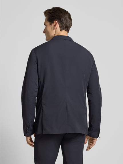Armani Exchange 2-knoops colbert met reverskraag, model 'GIACCA' Marineblauw - 5