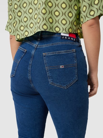 Tommy Jeans Curve PLUS SIZE Jeans im 5-Pocket-Design Modell 'MELANY' Dunkelblau 3