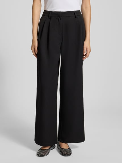 ONLY Regular Fit Hose mit weitem Beinschnitt MODELL 'HATTIE' Black 4