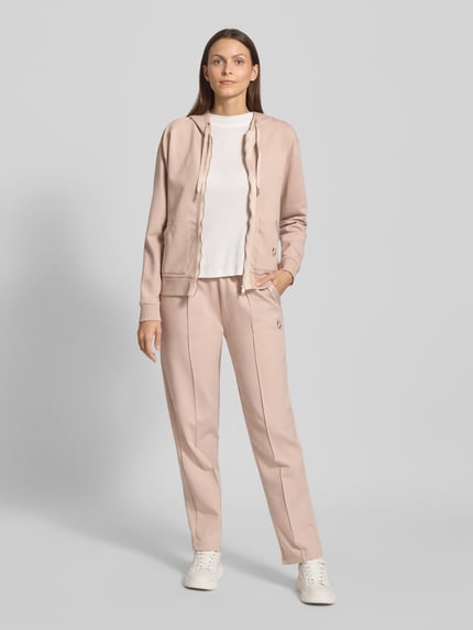 BOSS Regular Fit Sweathose aus Baumwoll-Mix Modell 'SHINY B' Beige 1