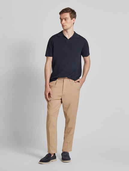 Casual Friday Regular Fit Stoffhose mit Bundfalten Modell 'Marc' Mittelgrau 1