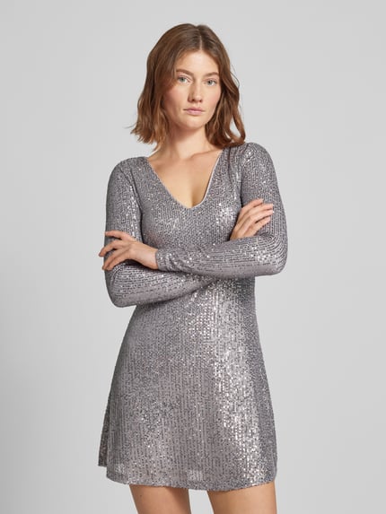 REVIEW X GNO REVIEW x GNO - mini-jurk met pailletten Zilver - 4