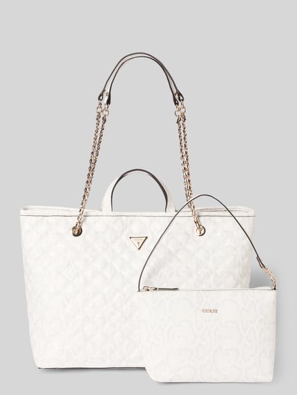 GUESS Shopper mit herausnehmbarer Tasche Modell 'GIULLY II' Offwhite 2