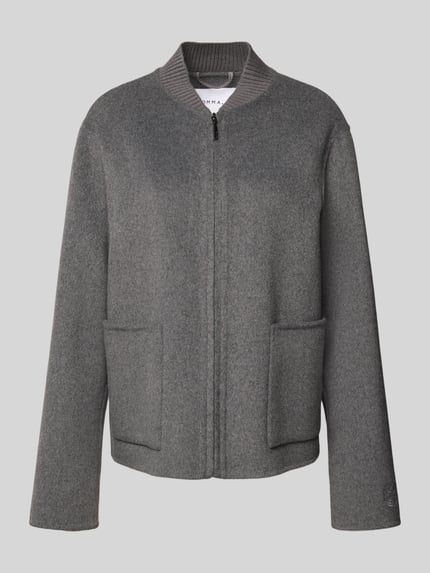 COMMA Jacke mit Stehkragen und Woll-Anteil Anthrazit 2