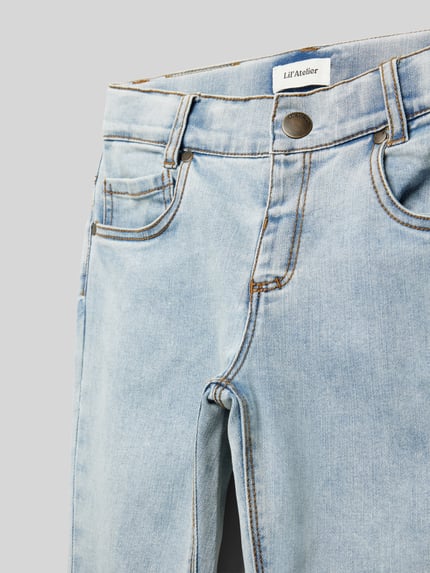 Lil' Atelier Jeans mit 5-Pocket-Design Modell 'ROME' Blau 2