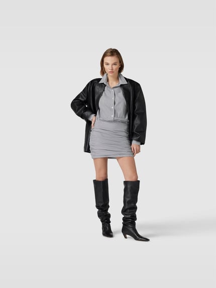Designers Remix Overhemdjurk in minilengte Zwart - 1