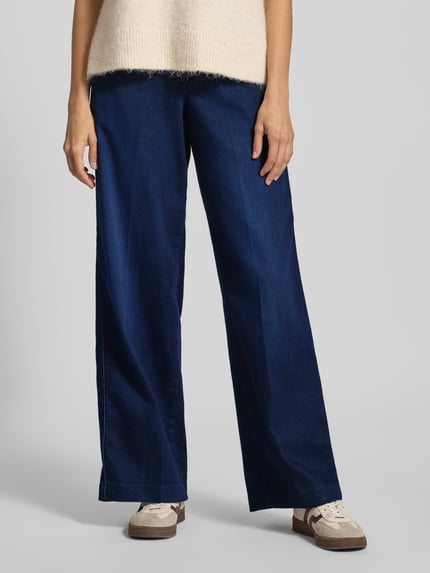 MAC Jeans mit elastischem Bund Dunkelblau 4