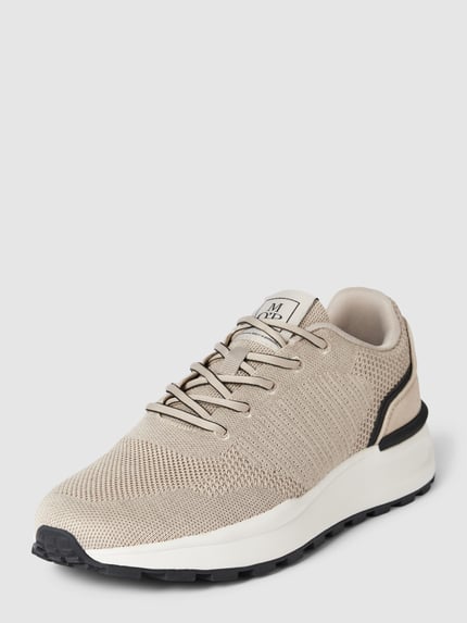 Marc O'Polo Sneakers van leermix model 'EGIL' Zand - 1