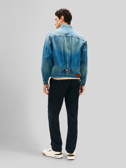 Tommy Hilfiger Regular Fit Jeansjacke aus reiner Baumwolle Jeansblau 5