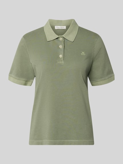 Marc O'Polo regular fit poloshirt van katoenmix Lichtgroen - 2