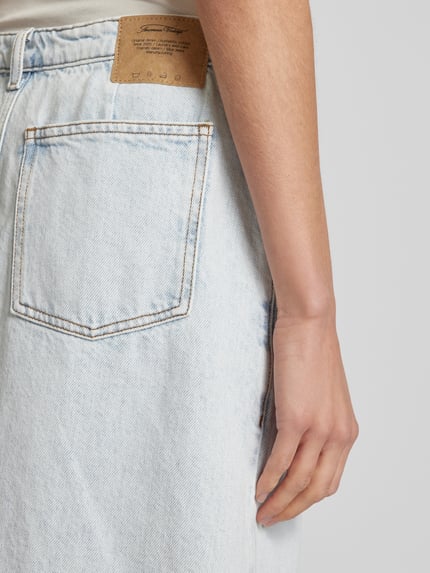 American Vintage Spódnica jeansowa z wpuszczanymi kieszeniami model ‘JOYBIRD’ Jasnoniebieski 3