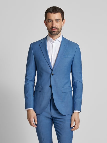 JOOP! COLLECTION Slim Fit Anzug aus Woll-Mix Modell 'Damon Gun' Blau 4