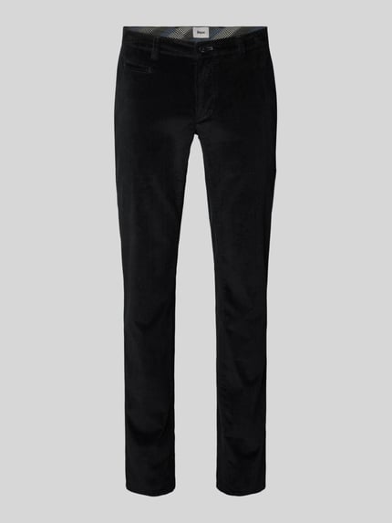 Brax Slim Fit Cordhose mit Gesäßtaschen Modell 'Fabio' Black 2
