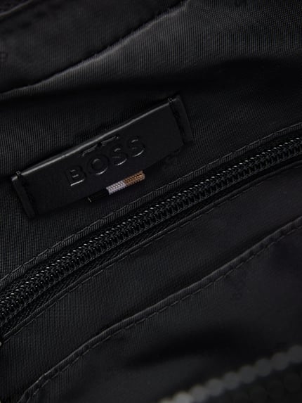 BOSS Laptoptasche mit Label-Prägung Modell 'RAY' Black 6