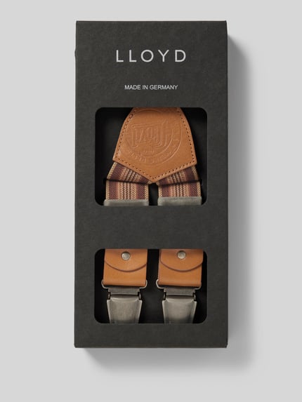 LLOYD Men's Belts Hosenträger mit Baumwoll-Anteil Mittelbraun 2
