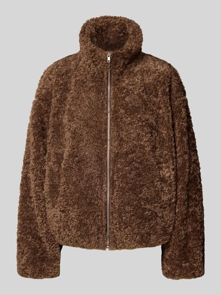 Jake*s Casual Kurtka z futerka Ciemnobrązowy 2
