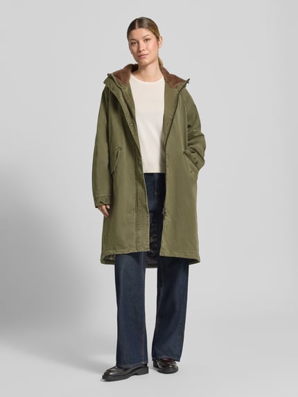 Blonde No. 8 Parka z kapturem i kieszenie z patką model 'EMMA' Khaki 1