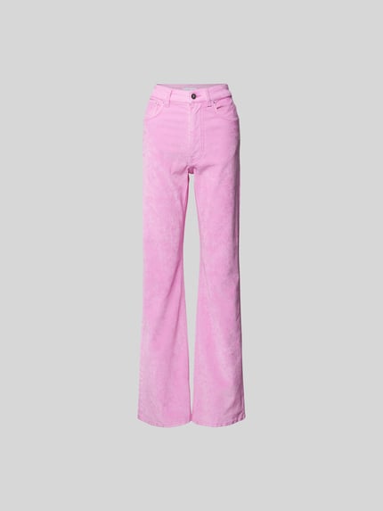 Rabanne Jeans met 5-pocketmodel Felroze - 2