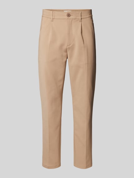 Casual Friday Regular Fit Stoffhose mit Bundfalten Modell 'Marc' Mittelgrau 2