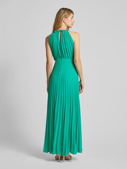Liu Jo Black Abendkleid mit Plisseefalten Gruen 5