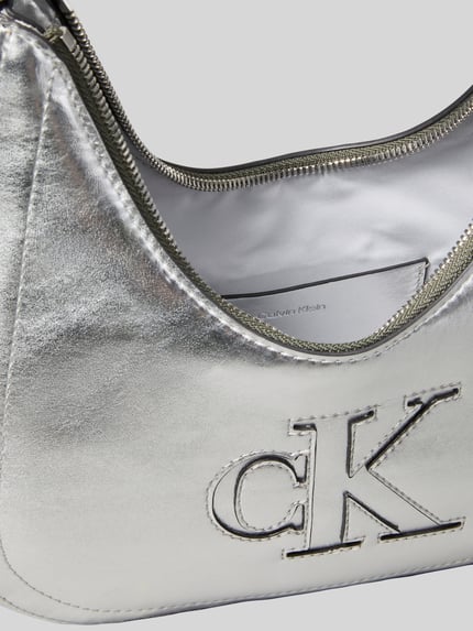 CK Calvin Klein Umhängetasche mit Logo-Detail Silber 2