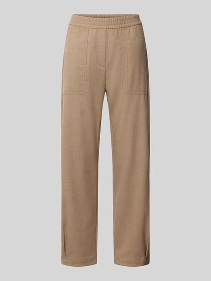 OPUS Weite Hose mit Viskose-Anteil Modell 'Myha tradition' Taupe 2