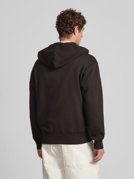 Levi's® Relaxed Fit Sweatjacke mit Label-Stitching Black 5
