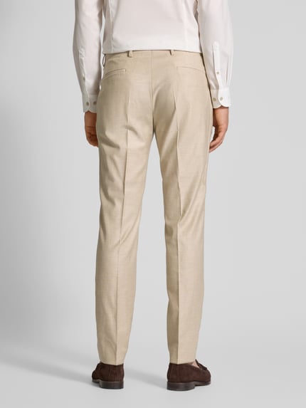 ROY ROBSON Anzughose aus Schurwolle-Mix mit Leinen-Anteil Beige 5