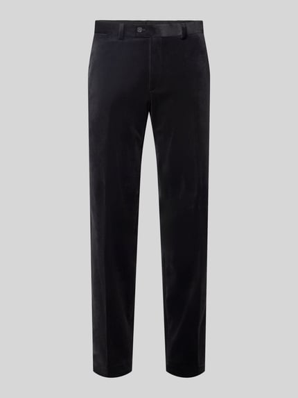 Spodnie sztruksowe o kroju slim fit z dodatkiem streczu Shop The Look MANNEQUINE