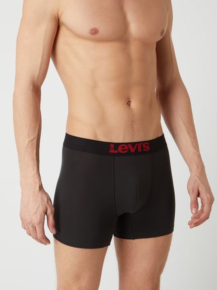 Levi's® Trunks met stretch in een 2-pack Rood - 3
