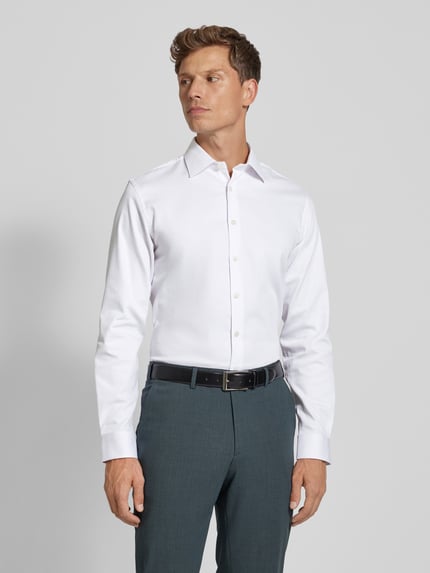 Selected Slim Fit Businesshemd aus Baumwoll-Mix Modell 'FILIP' Weiss 4
