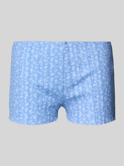 REVIEW Korte broek met strikdetail Bleu - 1