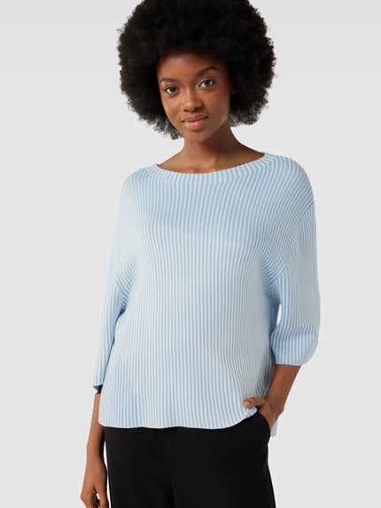 Tom Tailor Strickpullover mit Strukturmuster Hellblau 3