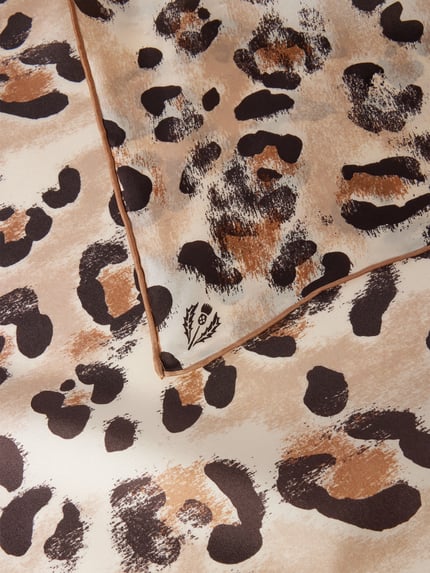 FRAAS Sjaal van puur zijde Beige - 2