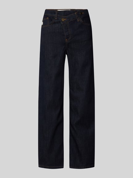 Goldgarn Cross fit jeans in 5-pocketmodel Donkerblauw - 2