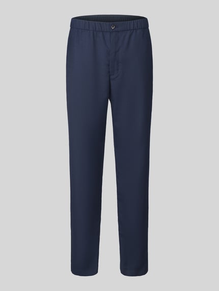 Tommy Hilfiger Regular Fit Hose mit elastischem Bund Marine 2