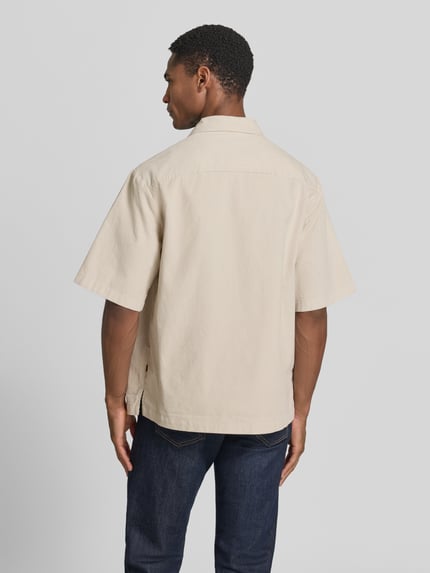 BOSS Orange Regular Fit Cordhemd aus Baumwoll-Mix Modell 'LAKITH_M' Beige 5