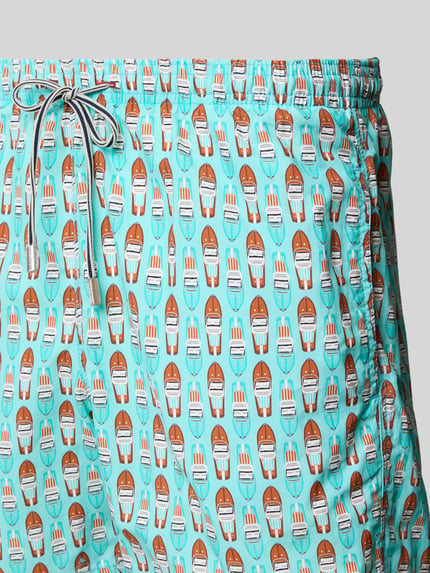 Zeybra Zwembroek met elastische band Turquoise - 2