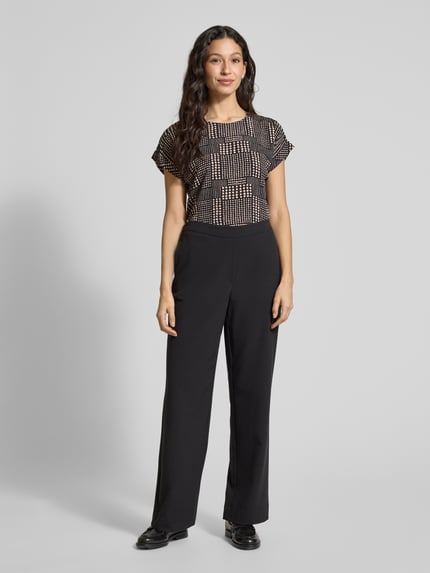 Christian Berg Woman Regular fit blouseshirt met kapmouwen Zwart - 1