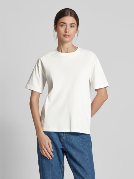 VERO MODA Relaxed Fit T-Shirt aus reiner Baumwolle Modell 'SOPHIE MIA' Weiss 4