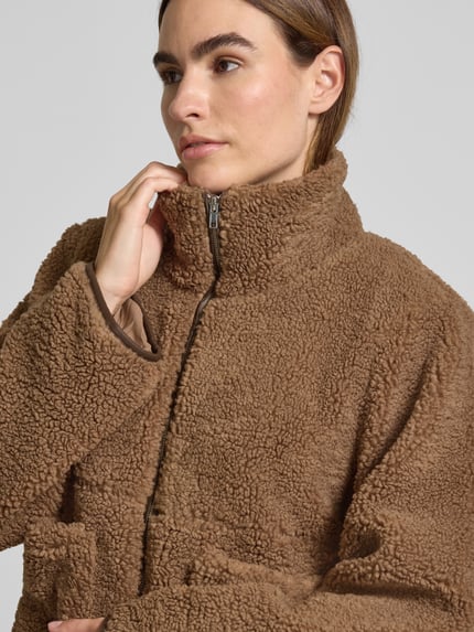 Neo Noir Jacke mit Teddyfell Modell 'Effa' Beige 3