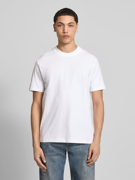Marc O'Polo DENIM T-shirt o kroju oversized z czystej Bawełny Biały 4
